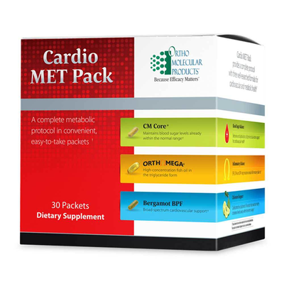 Ortho Molecular Products Cardio MET Pack