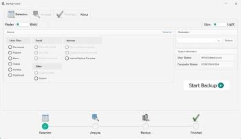 PC Assist Backup Wizard